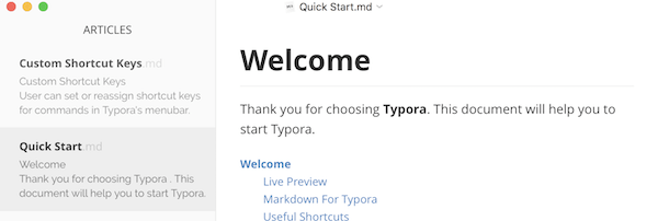 hyperlink in typora